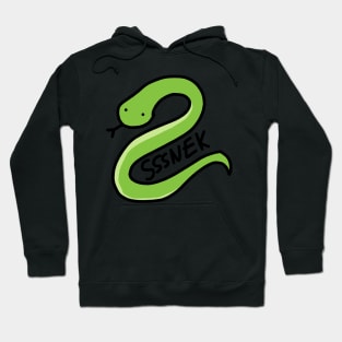 Green snek Hoodie